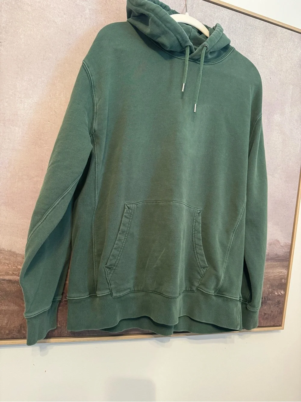 J. Crew  Vintage Green Hoodie Size L